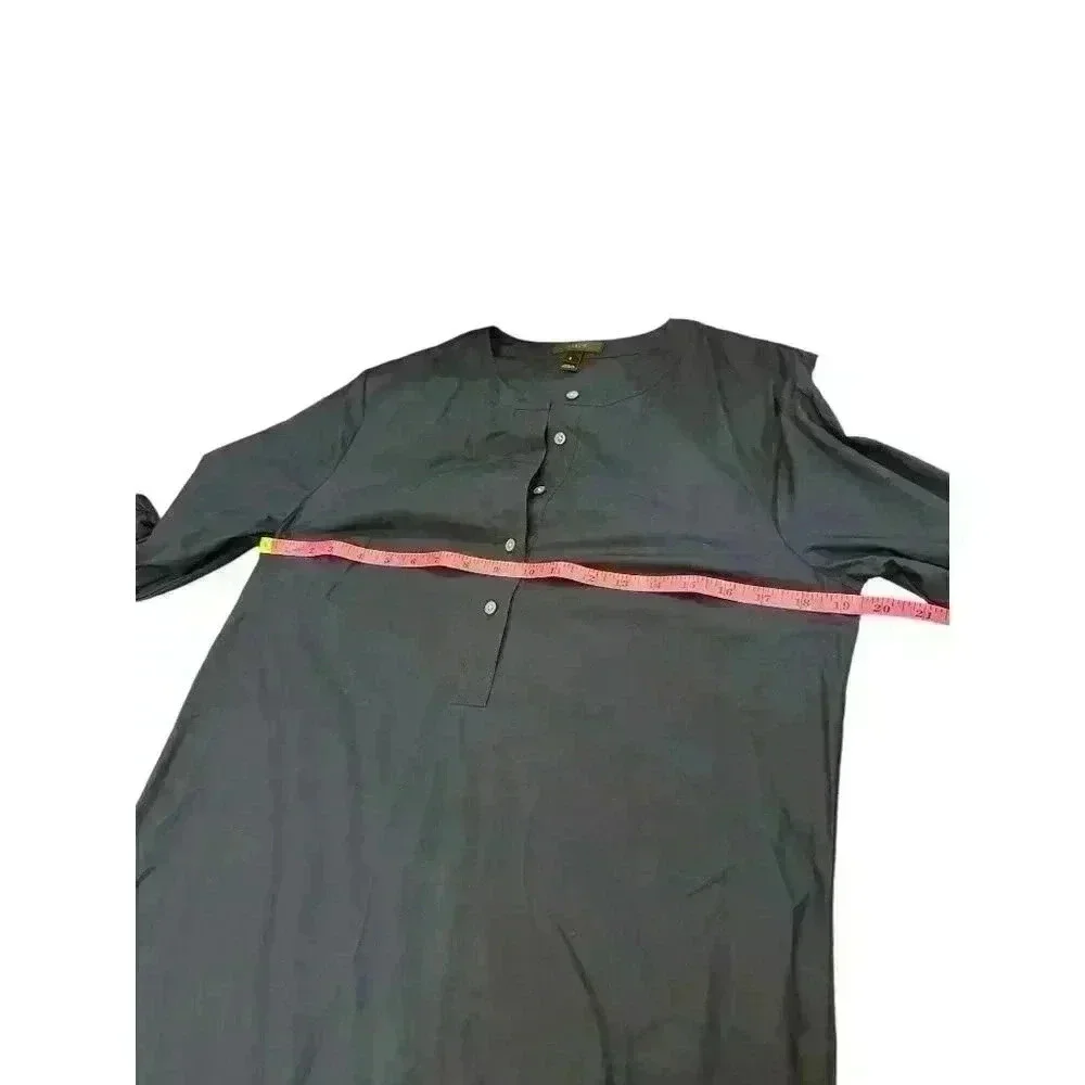 J. Crew Navy with Red Eyelet Embroidery Shift Dress Cotton Summer Size S, NWT.